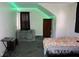 Bedroom featuring sloped ceilings and a comfortable bed at , Indianapolis, IN 46220