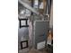 Close up of a home furnace system in an unfinished room at , Indianapolis, IN 46220