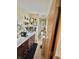 Bathroom with double sinks, marble countertops, and natural lighting at 1831 Beckenbauer Ln, Indianapolis, IN 46214