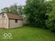 A backyard shed offers ample outdoor storage space at 1998 Crescent St, Franklin, IN 46131
