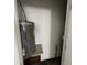 Utility closet housing a Rheem water heater, with granite countertop at 2310 E Raymond St, Indianapolis, IN 46203