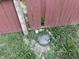 Yard detail by the fence at 2310 E Raymond St, Indianapolis, IN 46203