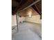 Unfinished basement showing exposed ceiling and concrete floor at , Beech Grove, IN 46107