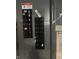 Electrical panel box showing circuit breakers and labeled switches at , Beech Grove, IN 46107
