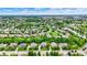 Picturesque aerial view of a residential community with green spaces, ponds, and well-maintained homes at 2535 Dawn Ridge Dr, Westfield, IN 46074