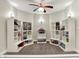 Finished playroom space with built-in shelving and storage, and a neutral color scheme at 2535 Dawn Ridge Dr, Westfield, IN 46074