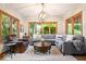 Bright living room with large windows, stylish furniture, and ample natural light at 3295 Allison Ct, Carmel, IN 46033