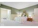 Spacious main bedroom features neutral walls, carpeted floors, walk-in closet, and a tranquil atmosphere at 3295 Allison Ct, Carmel, IN 46033