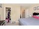 Cozy bedroom with carpet, closet and minimalist decor for relaxation and personal touch at 3338 Orchard Ave, Indianapolis, IN 46218