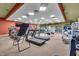 Bright gym with treadmills, weights, and a variety of workout machines at 350 N Meridian St # 705, Indianapolis, IN 46204