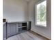 Office space features built-in shelves, cabinets and a large window at 3713 Cherwell Dr, Zionsville, IN 46077