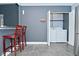View of laundry room features a washer and dryer and a wet bar at 4029 Gamay Ln, Indianapolis, IN 46254