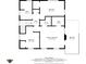 Floor plan highlighting the home's hall, bedrooms, bathrooms, walk-in closet and balcony at 519 Woodruff Place Middle Dr, Indianapolis, IN 46201