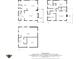 Complete home floor plan with measurements at 519 Woodruff Place Middle Dr, Indianapolis, IN 46201