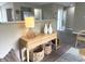 Open kitchen with modern countertops and a view of the dining area at 5348 Crittenden Ave, Indianapolis, IN 46220
