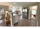 Modern kitchen with stainless steel appliances and ample counter space at 5348 Crittenden Ave, Indianapolis, IN 46220
