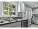Bright eat-in kitchen with plenty of natural light and great backyard views at 5543 N Pennsylvania N St, Indianapolis, IN 46220