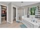 Bathroom with walk in closet, shower, and tub at 5737 Arlington Dr, Plainfield, IN 46168