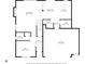 Depicts the home's floor plan, showcasing the layout of the living room, kitchen, dining area, and garage at 5737 Arlington Dr, Plainfield, IN 46168