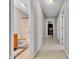 Hallway leading to a bathroom and bedroom at 5737 Arlington Dr, Plainfield, IN 46168