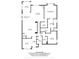 House floorplan showcasing the layout of the living spaces, including the kitchen, bedrooms, and bathrooms at 589 Viking Warrior Blvd, Westfield, IN 46074