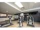 Well-equipped gym with elliptical machines and weight training equipment, enhanced by natural light at 589 Viking Warrior Blvd, Westfield, IN 46074