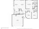 Detailed floor plan showcasing the layout of the home, including room dimensions and closet space at 6627 Cobden Ct, Indianapolis, IN 46254
