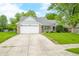 Charming single-story home with a well-manicured lawn and a welcoming porch at 6737 Raritan Dr, Indianapolis, IN 46221