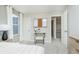 Comfortable bedroom featuring a study desk and neutral color scheme at 6849 Seabiscuit Rd, Whitestown, IN 46075