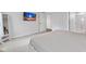 Bedroom with a wall-mounted television and ensuite bathroom at 7051 E Bean Blossom Dr, Camby, IN 46113