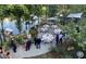 Scenic outdoor space featuring lake views, patio seating, and elegant table settings for special events and gatherings at 8301 Reef Ct, Indianapolis, IN 46236