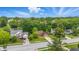 Aerial view of a neighborhood showcasing lush landscaping and homes at 959 Harvest Ridge Dr, Avon, IN 46123