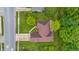 Bird's eye view of home with expansive yard and lush greenery at 959 Harvest Ridge Dr, Avon, IN 46123