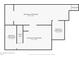Basement floor plan illustrating unfinished basement spaces at 1121 N Cambridge Ct, Greenfield, IN 46140
