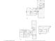 Complete floor plan overview, including the first floor, second floor, and basement layouts at 1121 N Cambridge Ct, Greenfield, IN 46140