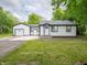 Charming home with a well-maintained lawn and driveway leading to the garage at 1141 Temperance Ave, Indianapolis, IN 46203
