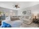 Bright and airy living room with large windows, neutral décor, and comfortable sectional sofa at 11956 Glen Cove Dr, Indianapolis, IN 46236