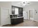 Functional kitchen with dark cabinets, breakfast bar, and modern appliances, with great natural light at 1331 S 9Th St, Noblesville, IN 46060