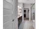 This bathroom offers elegant finishes and includes a shower with glass doors at 19348 Mcbee Ave, Westfield, IN 46074