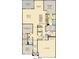 Layout features a spacious kitchen and dining area, open to great room, primary suite with walk-in closet, and flex room at 19348 Mcbee Ave, Westfield, IN 46074