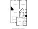 Second level floor plan highlighting bedrooms, bathrooms, and walk-in closets at 2949 River Bay N Dr, Indianapolis, IN 46240