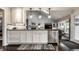 Bright kitchen with pendant lights, stainless steel appliances and open views at 2949 River Bay N Dr, Indianapolis, IN 46240