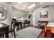 Comfortable sitting room with skylights and hardwood floors, offering an inviting atmosphere at 2949 River Bay N Dr, Indianapolis, IN 46240