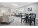 Bright living space with modern furnishings, stylish decor, and an open layout at 3334 N Chester Ave, Indianapolis, IN 46218