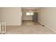 Dining room with neutral walls, tile floors, and kitchen access at 3668 Chatsbee Ct, Indianapolis, IN 46224