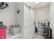 Spacious closet with built-in shelving and ample storage for organizing belongings, featuring white sliding doors at 3713 W 98Th St, Carmel, IN 46032