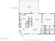 First floor plan showcases the layout of the kitchen, living room, primary bedroom and dining room at 3713 W 98Th St, Carmel, IN 46032