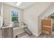 Bright room featuring a custom pet space, complete with a ramp and window view, perfect for animal lovers at 3713 W 98Th St, Carmel, IN 46032