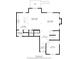Main floorplan featuring a kitchen, dining room, living room and office with dimensions at 527 Macintosh Ln, Danville, IN 46122