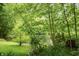 Scenic view of a tranquil pond surrounded by lush greenery, offering a peaceful natural setting at 527 Macintosh Ln, Danville, IN 46122